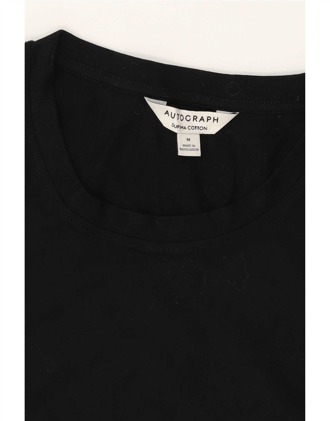Marks & Spencer - Camiseta sin mangas para hombre, tamaño mediano, algodón negro