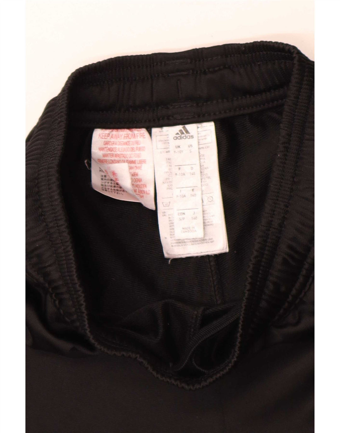 Adidas Pantalón Chándal Niño 9-10 Años Negro Poliéster