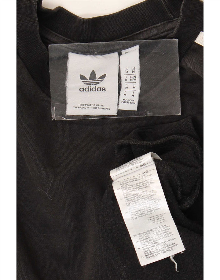 Adidas Hombre Sudadera Jumper Medium Negro Algodón