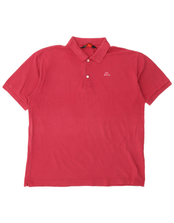 Kappa Polo Hombre XL Algodón Rosa