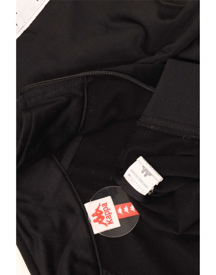 Kappa - Chaqueta de chándal con gráfico para niños, 13-14 años, color negro