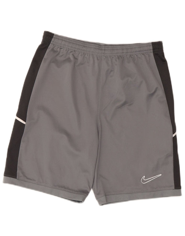 Nike Boys Dri Fit Sport Shorts 13-14 Years XL Grey Colourblock