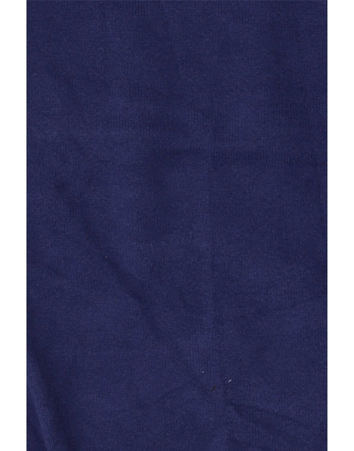 Jersey Massimo Dutti Hombre Cuello Redondo Algodón Azul Medio