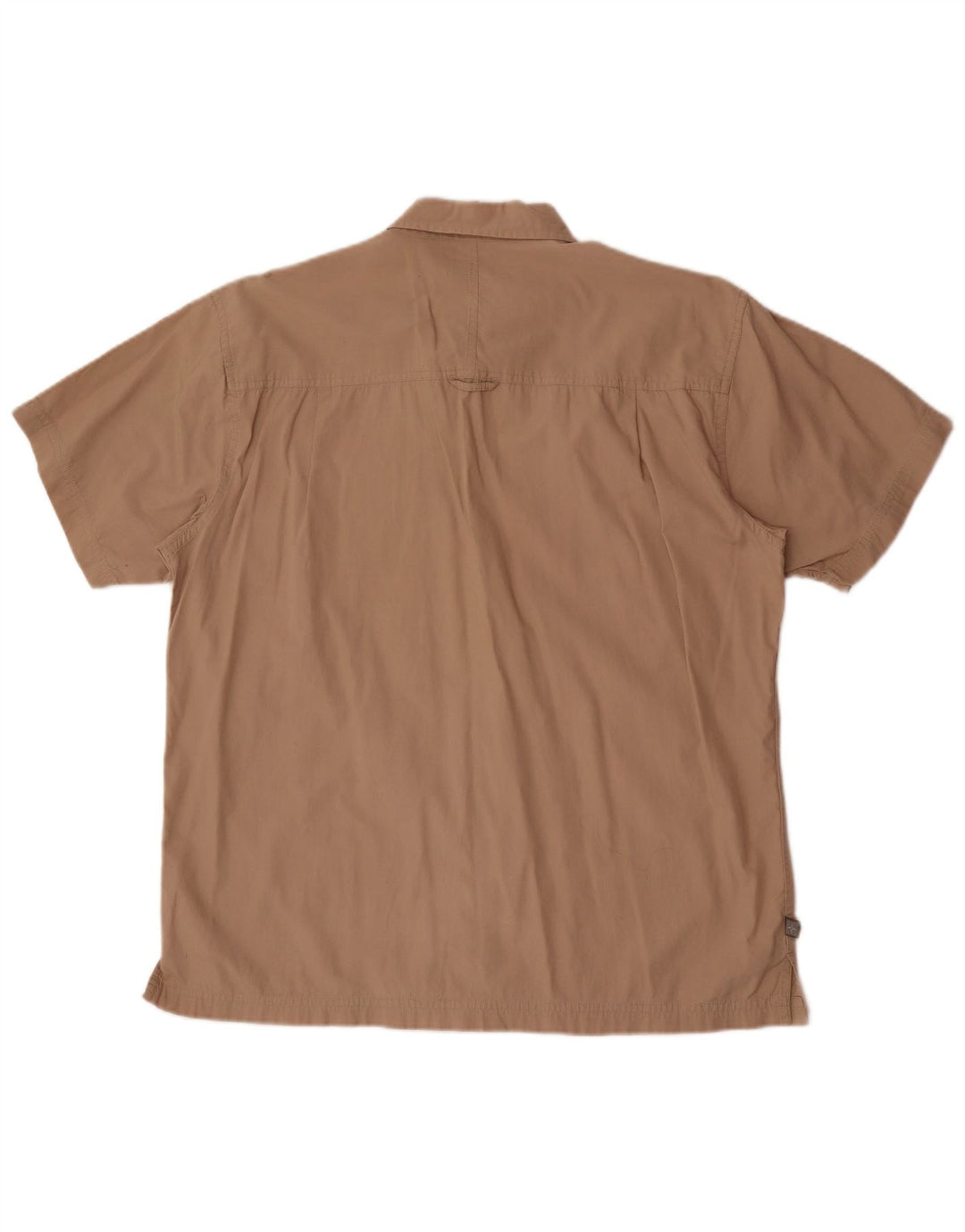 Camisa de corte regular y manga corta para hombre de Mountain Warehouse, talla grande, color beige