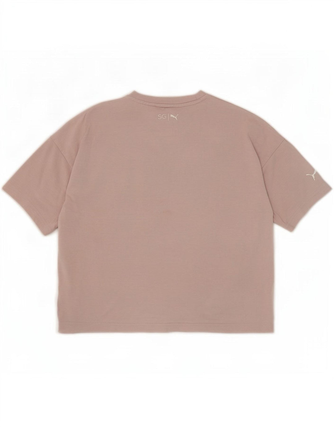 Puma Mujer Selena Camiseta Gráfica Extragrande Top UK 12 Gris Medio