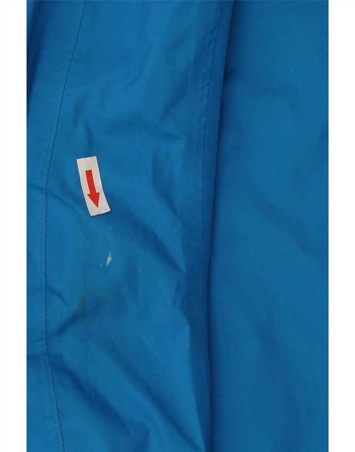 Columbia Chaqueta impermeable con capucha para mujer ES 40 XL Poliéster azul
