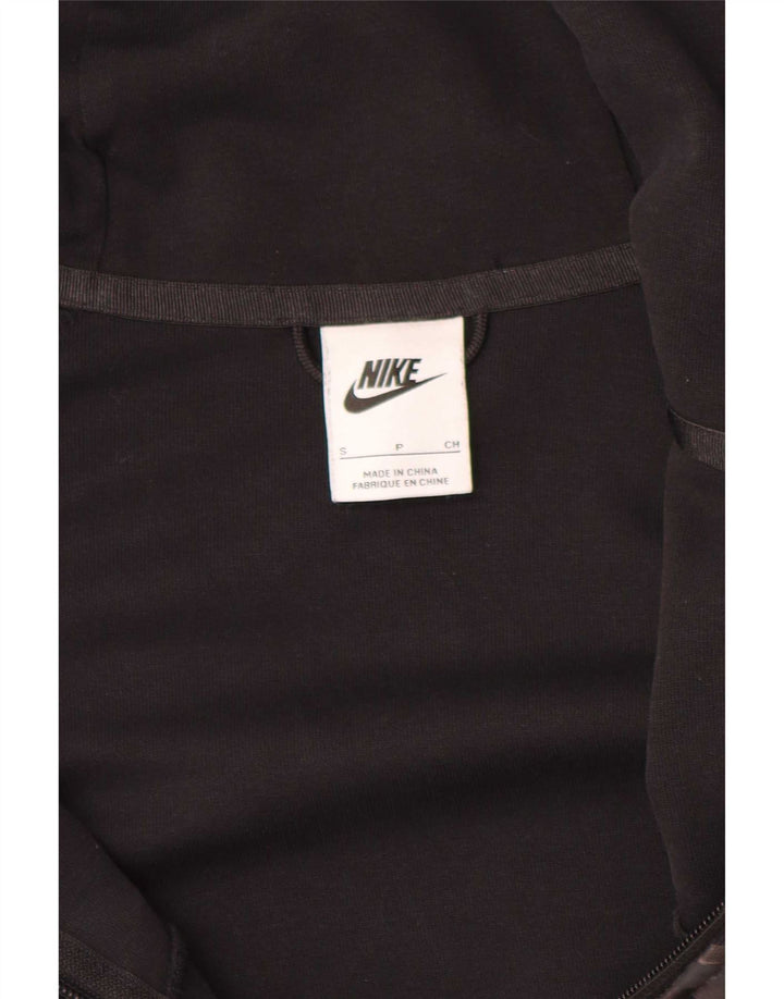 Nike Sudadera con capucha de gran tamaño con cremallera para mujer UK 10 Small Black