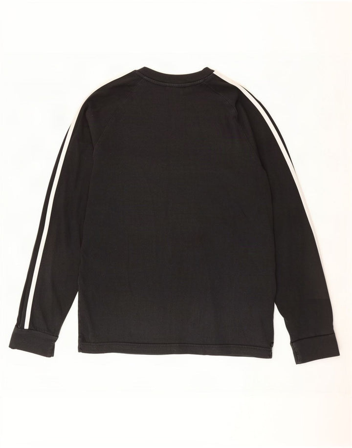 Adidas Hombre Top Manga Larga Pequeño Algodón Negro