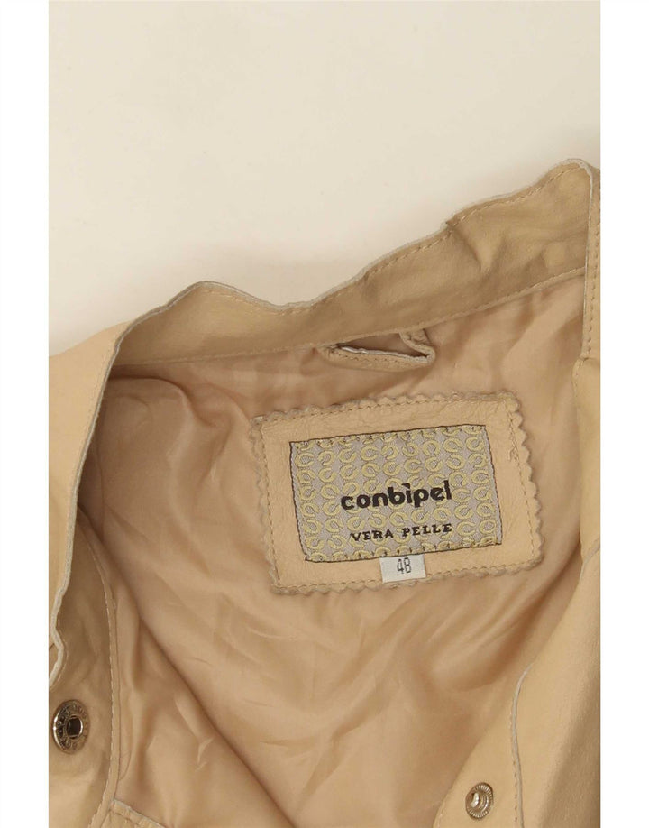 Chaqueta de cuero para mujer Conbipel IT 48 XL Beige
