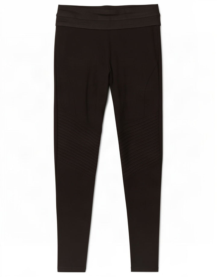 Zara Leggings Mujer UK 8 Small Viscosa Negra
