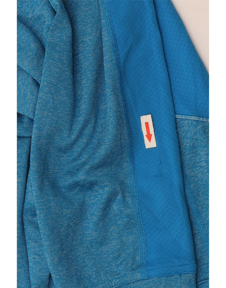 PUMA Top de chándal con cuello y cremallera para hombre XL Poliéster azul