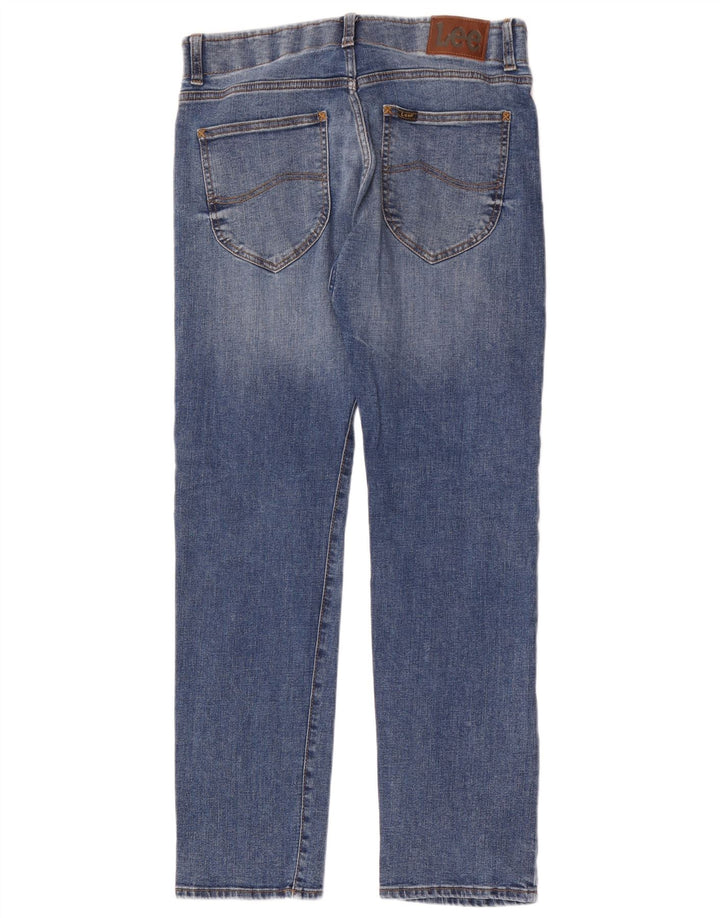 Vaqueros rectos ajustados para hombre Lee W32 L32 Algodón azul