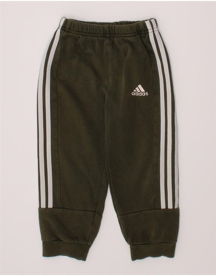 ADIDAS Pantalones de chándal para niño Joggers 2-3 años Caqui Algodón