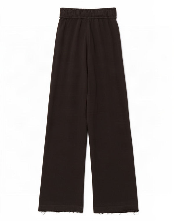 Zara Mujer Pantalones De Chándal De Pernera Ancha UK 8 Small Algodón Negro