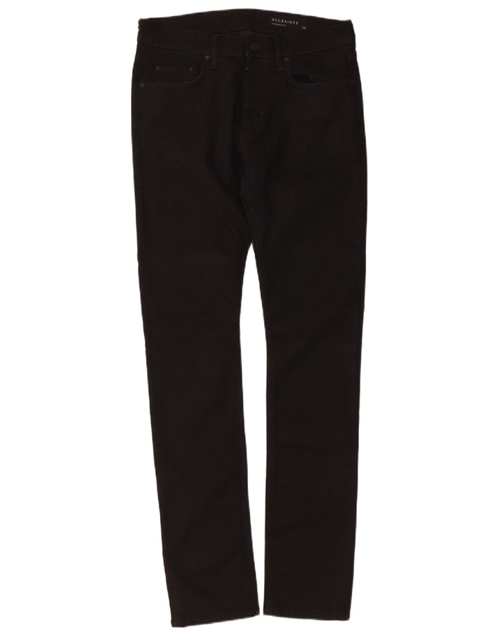 All Saints Jeans ajustados para hombre W30 L31 Algodón negro