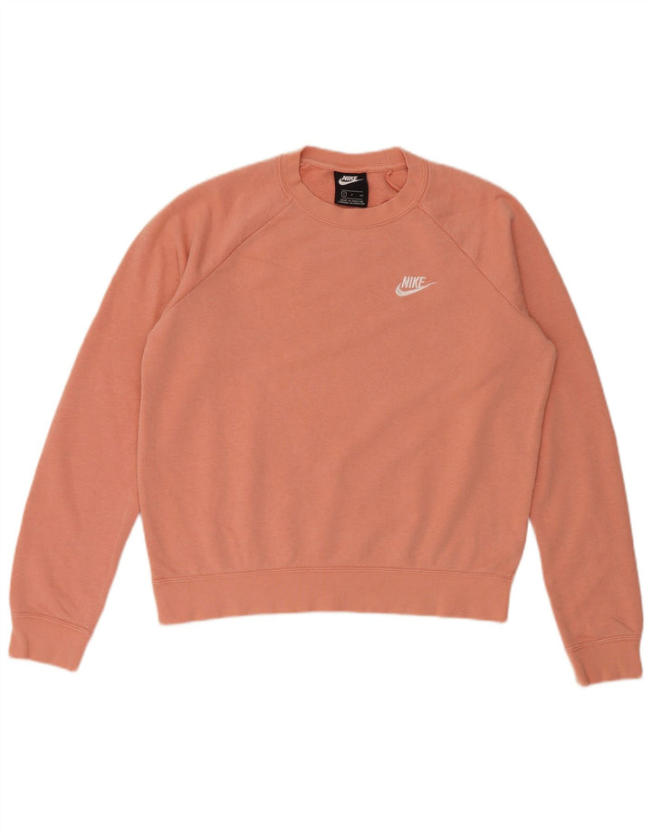 Nike - Sudadera extragrande para mujer, talla 10, algodón rosa pequeño