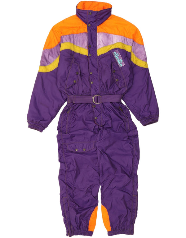 Ellesse Mono de esquí con capucha para hombre EU 50 Large Púrpura Colorblock
