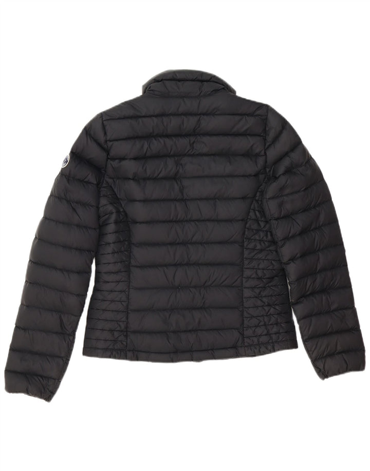 Abercrombie & Fitch Chaqueta acolchada para mujer UK 10 Small Poliéster negro