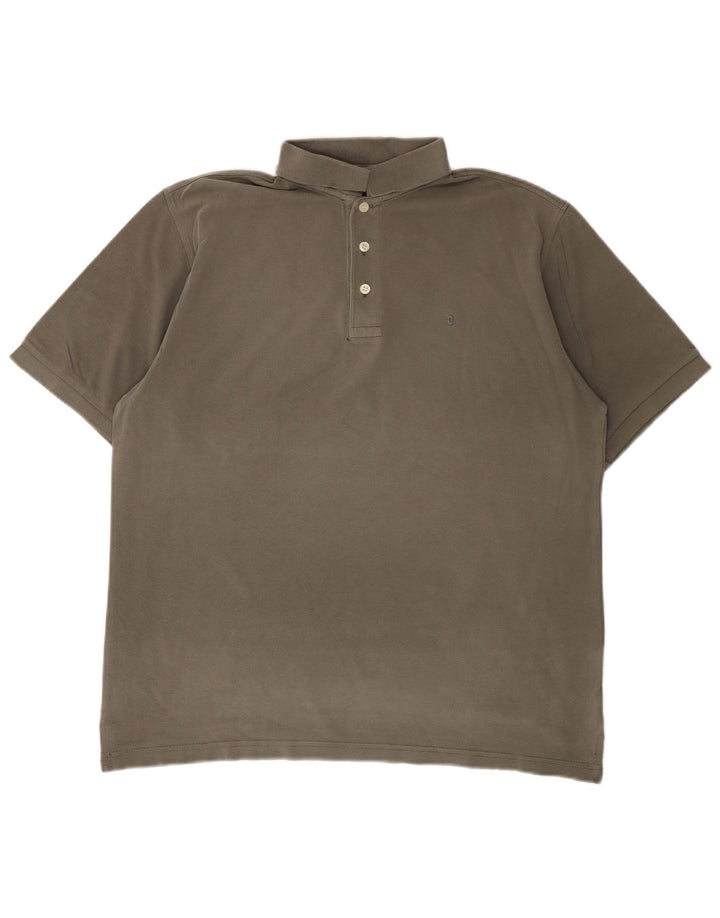 Polo Invicta para hombre de algodón gris grande