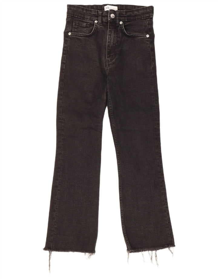 Zara Vaqueros Bootcut Mujer EU 36 XS W26 L25 Negro
