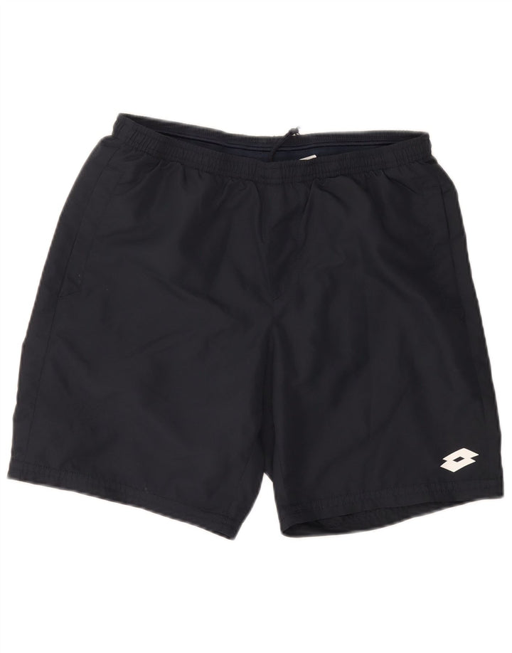 LOTTO Pantalón Corto Deportivo Hombre Small Azul Marino Poliéster
