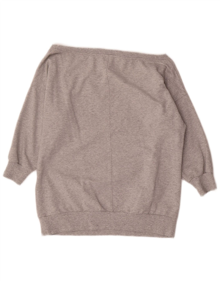 Errea - Sudadera extragrande con hombros descubiertos para mujer, talla 10, color gris