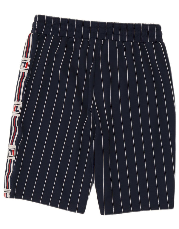 Fila Mens Graphic Sport Shorts Small Azul Marino Rayas Poliéster
