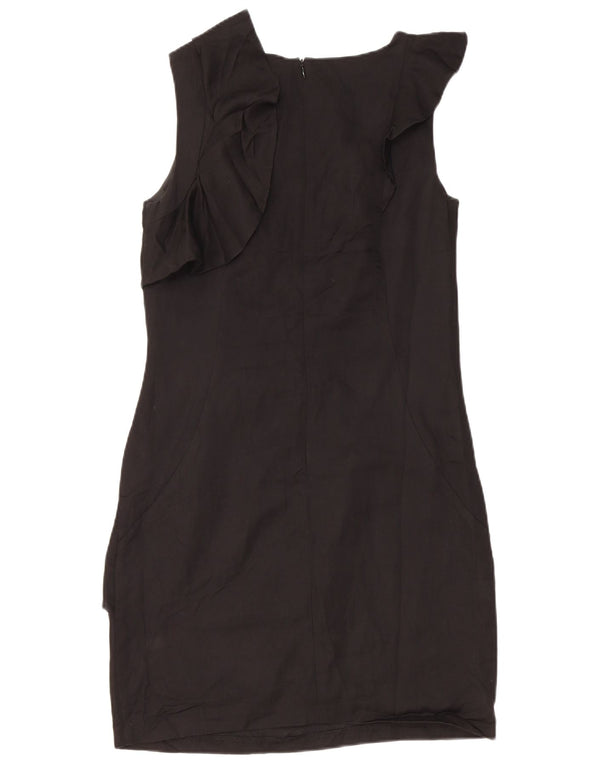 Oasis Vestido tubo sin mangas para mujer UK 40 Small Viscosa negra