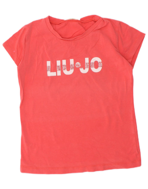 Liu Jo Camiseta gráfica para niña 5-6 años Rojo