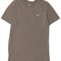 Camiseta Nike de corte atlético para hombre, talla pequeña, gris moteado