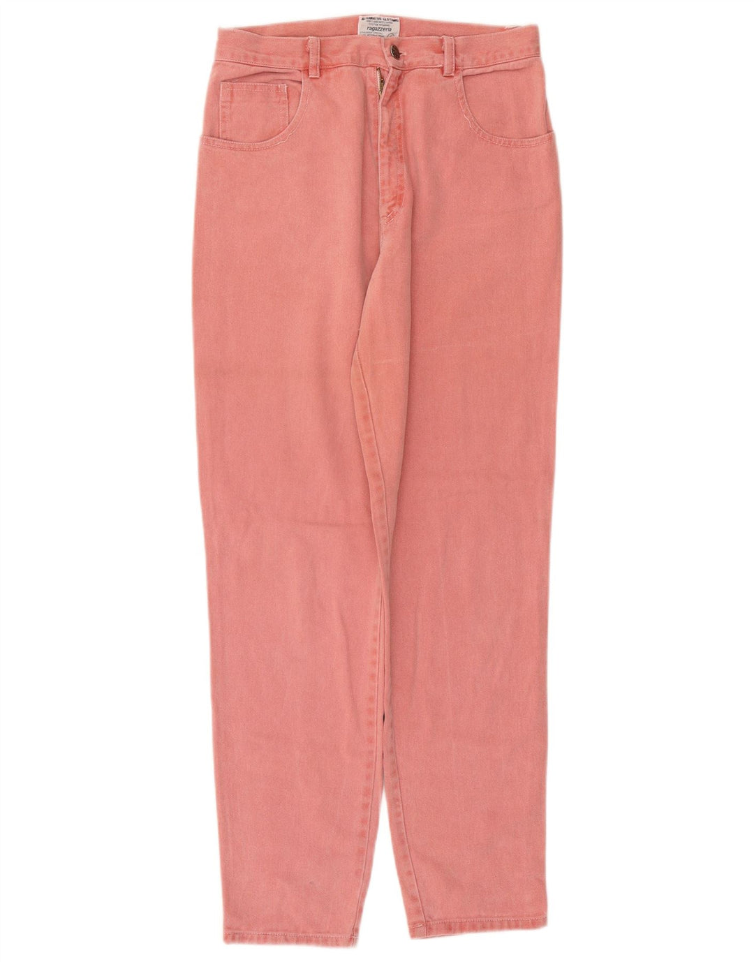 Vintage mujer jeans cónicos grandes W32 L29 rosa