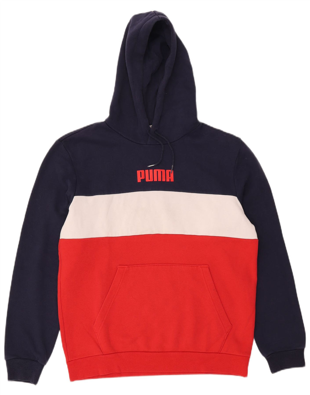 Puma Jersey con capucha gráfica y diseño colour block en rojo mediano para hombre