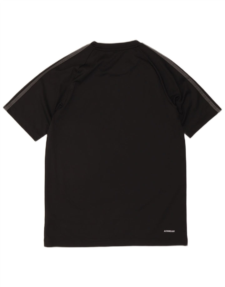 ADIDAS Camiseta Aeroready para hombre Top Pequeño Poliéster negro