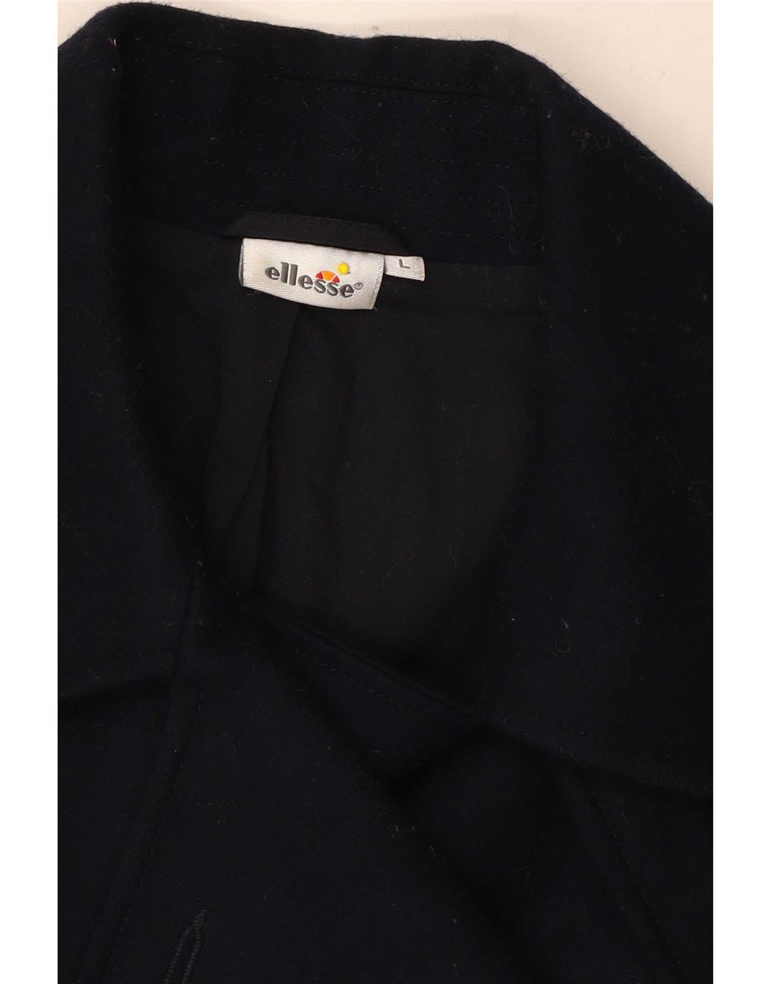Ellesse Chaquetón para mujer UK 44 Grande Lana azul marino