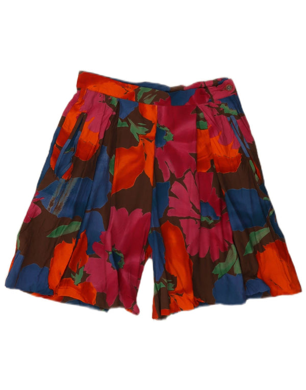 Shorts Casual Mujer Preca W26 Small Viscosa Floral Multicolor