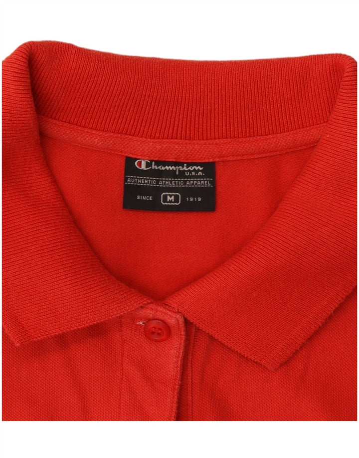 Champion Polo Sin Mangas Para Mujer UK 12 Medium Rojo