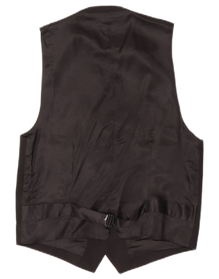 Chaleco Massimo Dutti Hombre EU 48 Mediano Lana Negro