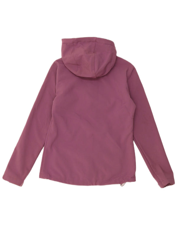 Chaqueta cortavientos con capucha para mujer Mountain Warehouse UK 8 Small Púrpura