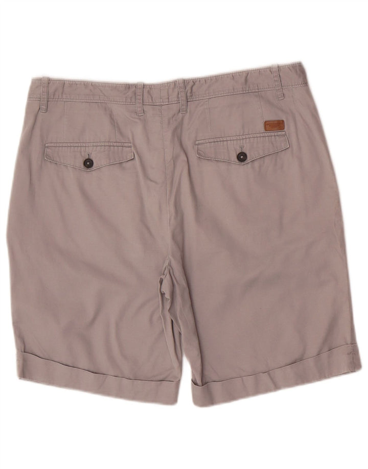 Zara Mens Pegged Chino Shorts EU 42 Large W32 Gris
