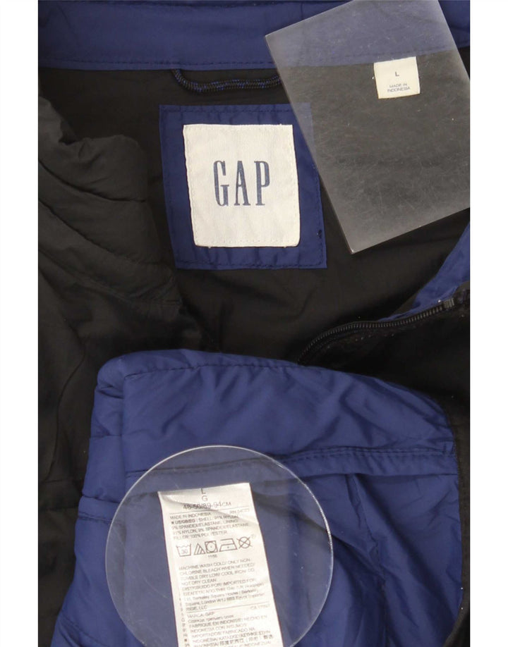 Chaqueta acolchada para mujer Gap UK 46 Large Nylon negro