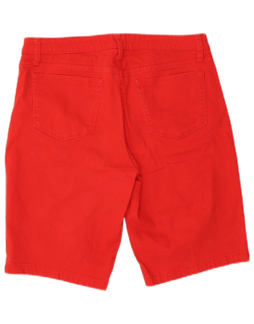 Lee - Bermudas para mujer Riders de talle medio, talla 12, talla grande, W32, algodón rojo