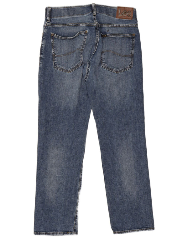 Lee Vaqueros Cónicos Rectos Extreme Motion para Mujer W30 L30 Algodón Azul