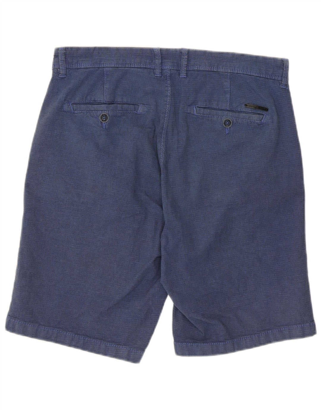Pantalones cortos chinos Gas para hombre W30 Algodón azul marino mediano