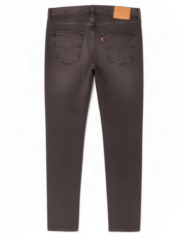 Levi's Hombre 512 Slim Tapered Jeans W34 L34 Algodón Gris