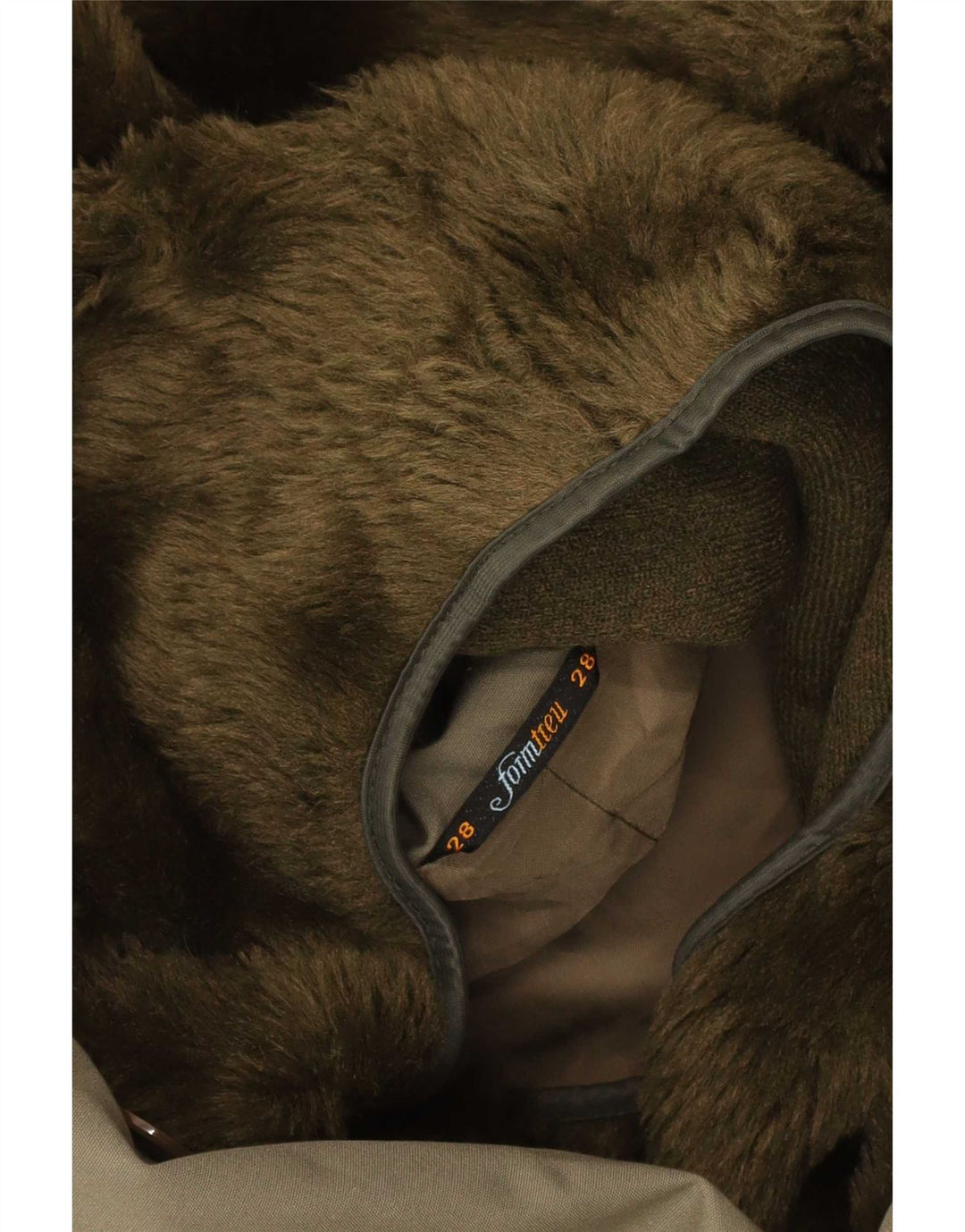 Formtreu Parka con capucha para hombre, talla 40, color caqui