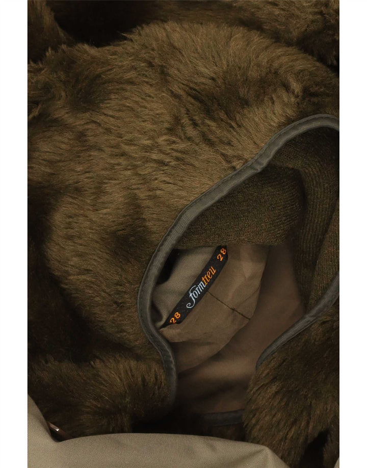 Formtreu Parka con capucha para hombre, talla 40, color caqui