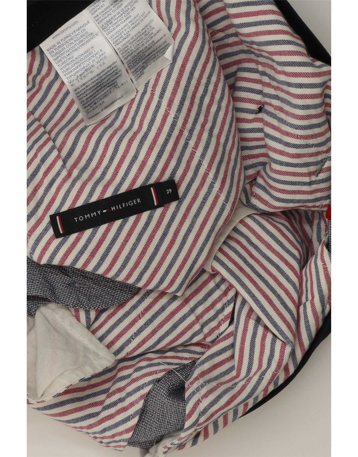 Tommy Hilfiger Pantalones cortos chinos para hombre W29 Algodón gris medio