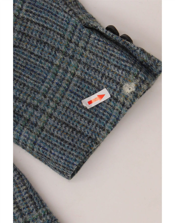 WESTBURY Chaqueta tipo blazer de 3 botones para hombre UK 54 2XL Lana de pata de gallo azul