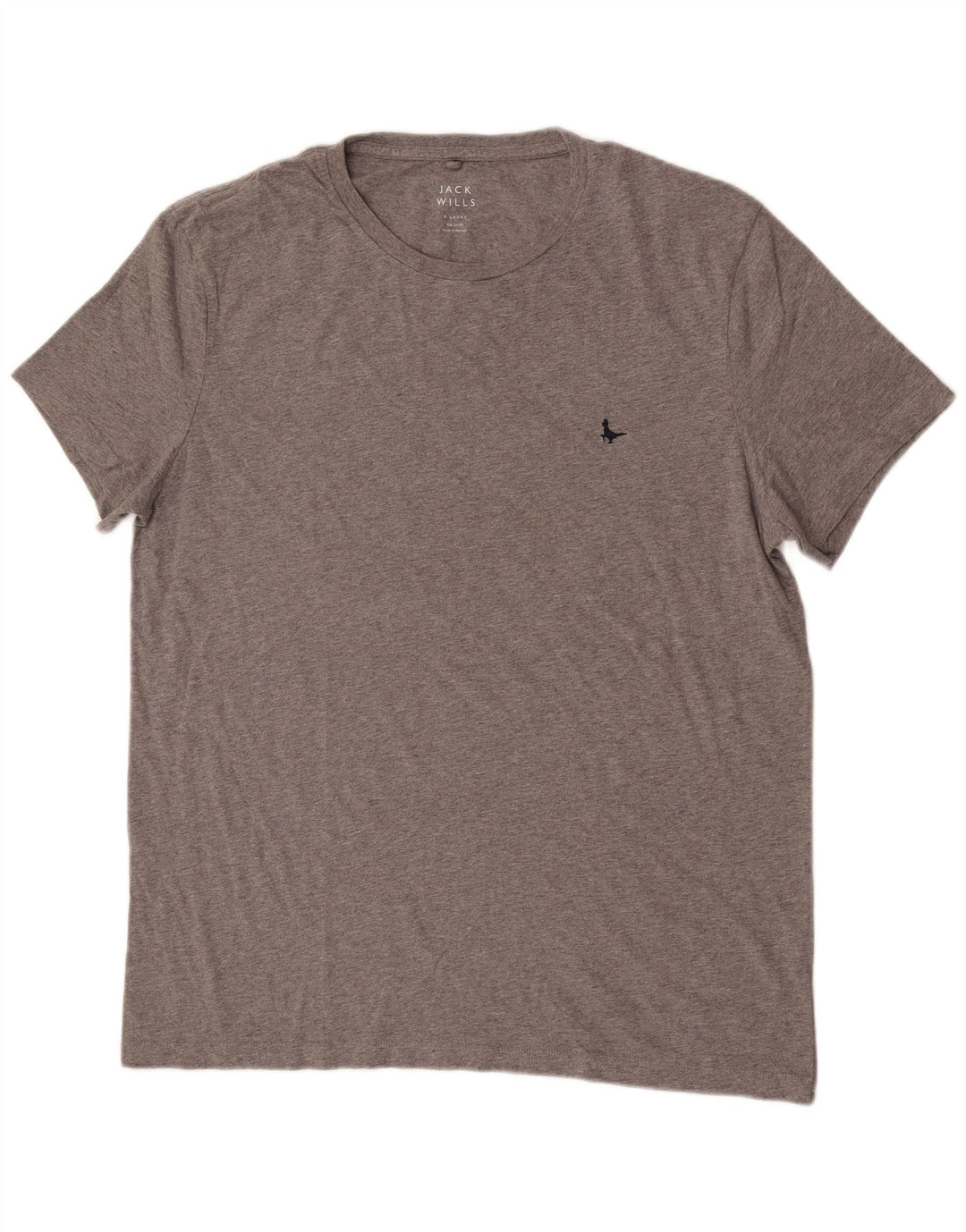 Jack Wills Camiseta Hombre Top XL Algodón Moteado Gris