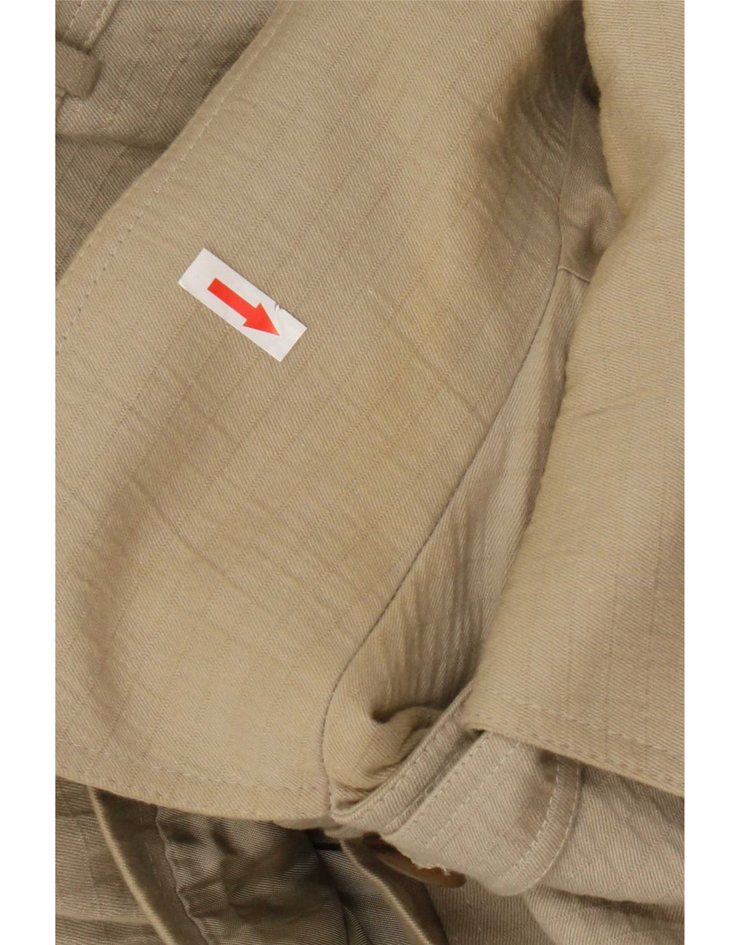 Vintage hombres gabardina Reino Unido 42 XL Beige